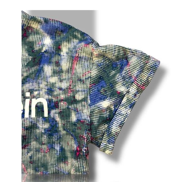 Calvin Klein Performance Cyber Floral Crop Tee Sz XS - Picture 4 of 12